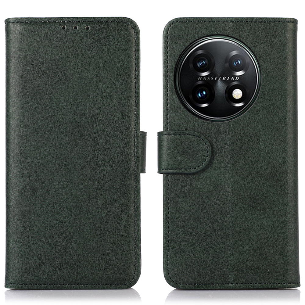 For OnePlus 11 5G Cowhide Texture PU Leather Stand Case Anti-drop Phone Wallet Cover For OnePlus 11 5G Cowhide Texture PU Leather Stand Case Anti-drop Phone Wallet Cover